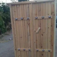 دکور درب چوبی طرح قدیم