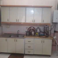 کابینت فلزی همراه با سینک وشیر ظرفشویی