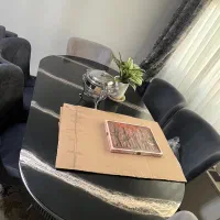 میز ناهارخوری ۶ نفره صفحه طرح سنگ بسیار تمیز
