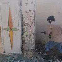 کنده کاریه نما و تخریب دیوار