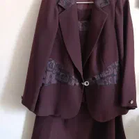 کت دامن سه تیکه سایز ۵۰ برای خانمهای خوش پوش