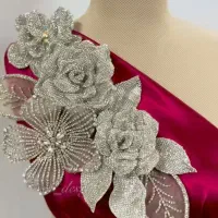 سنگ دوزی لباس مجلسی
