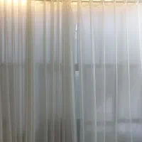 پرده حریر ساده