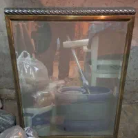 آینه قاب برنز قدمی به فروش مرسد