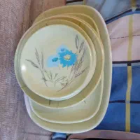 ظروف ملامین و دیس استیل همه به صورت یکجا