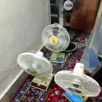 پنکه رومیزی پارس خزر وپایه بلند