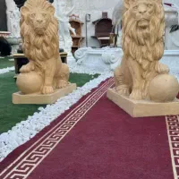 تالار باغ ویلا انواع مجسمه های فایبرگلاس
