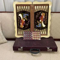 تخته نرد خاتم کاری