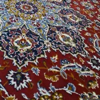 قالی ۱۲متری زمینه قرمز بسیارزیبا