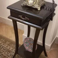 میز تلفن چوب