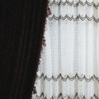 پرده ی ۳ متری هال و پرده ی اتاق