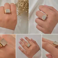 انگشتر طلا ترک بسیار شکیل و نمادار