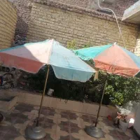 دوتا چتر سایبان تاشو