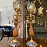 آینه کنسول ،شمعدان چوبی فندقی|بوفه، ویترین، کنسول|تهران, سنگلج|دیوار
