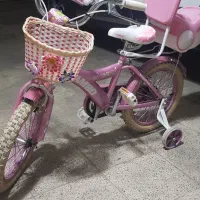 دوچرخه صورتی سایز ۱۶ رامبو