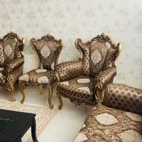 مبل سلطنتی ۹ نفره در حد نو