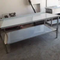 میز کار استیل سفارشی / لوازم گازسوز آشپزخانه و...