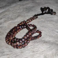 تسبیح ۱۰۰تایی هسته خرما دست ساز
