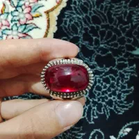 انگشتر نقره و چاقو استیل