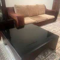 مبل ترک هفت نفره با جلو مبلی و عسلی