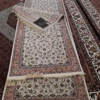 فرش راهرویی تهران گل ریز زمینه کرم