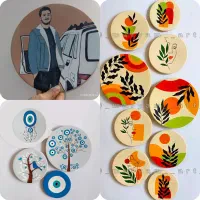 انواع دیوار کوب سفالی با طرح دلخواه