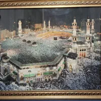 تابلو مکه با چراغ