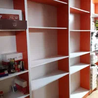 قفسه و ویترین  چوبی ام دی اف