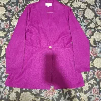 کت سرخابی درحدنوفقط یکبارپوشیده شده ،مناسب سایز۴۴