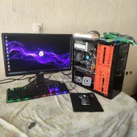 کیس کامپیوتر گیمینگi5رم16گرافیک8گیگ+مانیتور+ssd