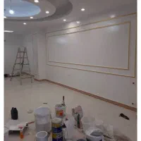 نقاشی ساختمان دیوار و در و پنجره