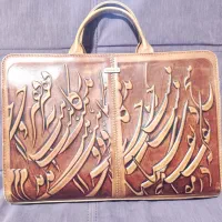 کیف زنانه دوشی چرم سیاه