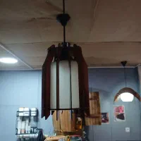 ۸ عدد لوستر چوبی