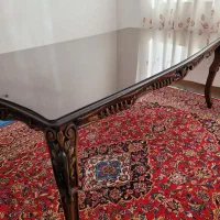 میز و صندلی غذا خوری استیل ۸ نفره