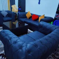 مبل7نفره چستر شیک،خوشرنگ (درحدنو) باجلومبلی