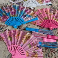 بادبزن مدل چینی پارچه ای
