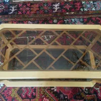 میز عسلی سالمبا چوب گردو سبک و محکم