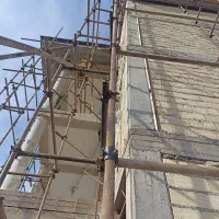 نصب انواع داربست نما کفراژ چهار پایه