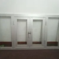 پنجره آلومینیومی نقره ای 1در 180 درحدصفر