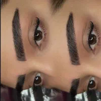 فقط جهت قرینه سازی ابروهایه تتو دار بد رنگ