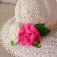 کلاه حصیری ساحلی دخترانه