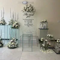 بادکنک آرایی گل ارایی کرایه صندلی و ظروف جاشمعی