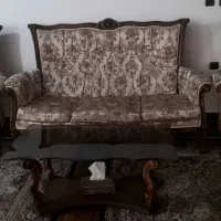 سرویس مبلمان 9 نفره در حد نو چوب راش