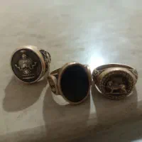 سه عدد انگشتر رنگ ثابت