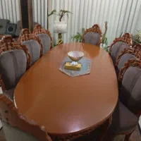 ناهارخوری ۸ نفره منبت کاری پرکار شیک