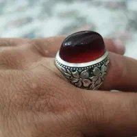 انگشترعقیق سرخ
