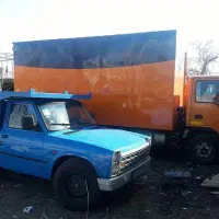 باربری(اسباب‌کشی)نیسان وانت(ایسوزو)کارگر حمل بار