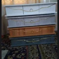 میز عسلی ۴ تیکه رنگبندی