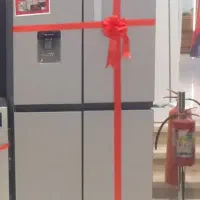 یخچال ساید مدل پاکشوما چهار درب زنگ نقره ای