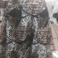 یک قواره چادرژاپنی گل مخملی ۵متری خیلی زیبا